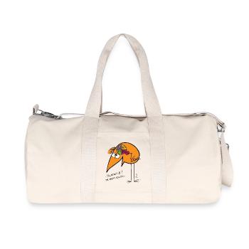 I thought Silence - Recycled Canvas Sports Bag by Stanley/Stella - natural - Front