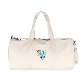 mermaid mermaid illustration girl water lol - Recycled Canvas Sports Bag by Stanley/Stella - natural - Front
