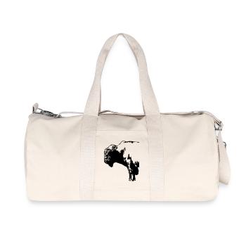 Buffalo - Bull - Sac de sport en toile recyclée Stanley/Stella - blanc naturel - Devant