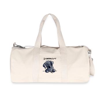 Sweet Schnauzer - Recycled Canvas Sports Bag by Stanley/Stella - natural - Front