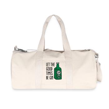 Let the good times be gin - Sac de sport en toile recyclée Stanley/Stella - blanc naturel - Devant