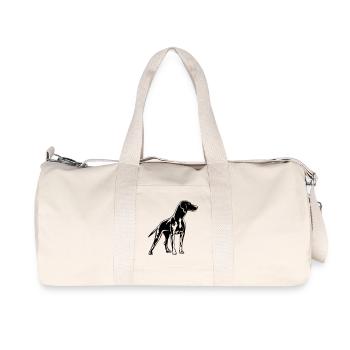 Magyar Vizsla - Recycelte Canvas-Sporttasche von Stanley/Stella - Naturweiß - Vorne