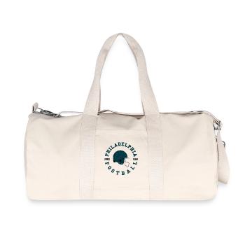 Philadelphia Football Logo Helm - Recycelte Canvas-Sporttasche von Stanley/Stella - Naturweiß - Vorne