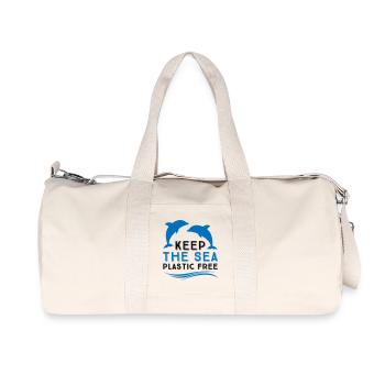 Environmental protection in the sea - Recycled Canvas Sports Bag by Stanley/Stella - natural - Front