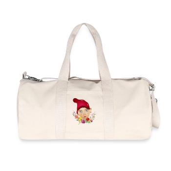 Le Kasper ou Kasperle comme portrait de poupée - Sac de sport en toile recyclée Stanley/Stella - blanc naturel - Devant