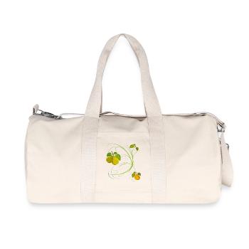 Birne, Obst - Recycelte Canvas-Sporttasche von Stanley/Stella - Naturweiß - Vorne
