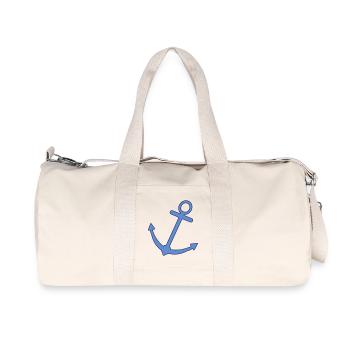 Anker - Recycelte Canvas-Sporttasche von Stanley/Stella - Naturweiß - Vorne