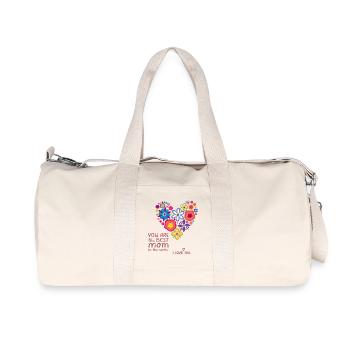 best Mom Mother's Day - Recycled Canvas Sports Bag by Stanley/Stella - natural - Front