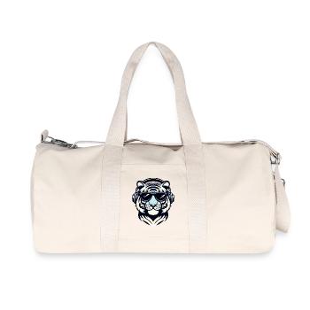 Tiger DJ Shades - Recycled Canvas Sports Bag by Stanley/Stella - natural - Front
