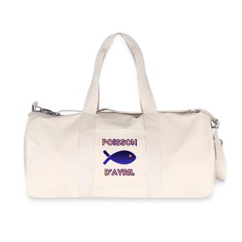 April fool - Recycled Canvas Sports Bag by Stanley/Stella - natural - Front