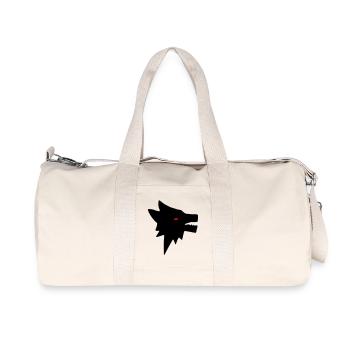 Wolf - Recycelte Canvas-Sporttasche von Stanley/Stella - Naturweiß - Vorne