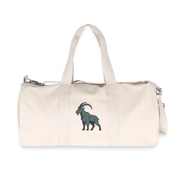 Chèvre de montagne - Sac de sport en toile recyclée Stanley/Stella - blanc naturel - Devant