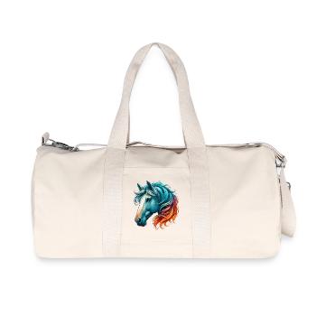 Horse - Recycled Canvas Sports Bag by Stanley/Stella - natural - Front
