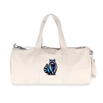 Raccoon - Recycled Canvas Sports Bag by Stanley/Stella - natural - Front