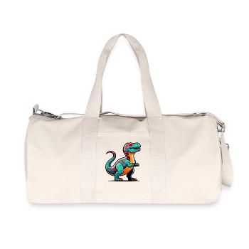 Dinosaure - Sac de sport en toile recyclée Stanley/Stella - blanc naturel - Devant