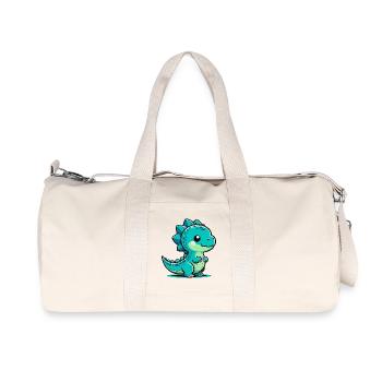 Dinosaure - Sac de sport en toile recyclée Stanley/Stella - blanc naturel - Devant