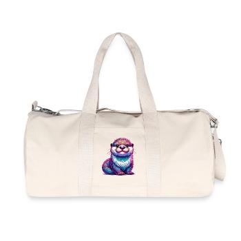Otter - Recycelte Canvas-Sporttasche von Stanley/Stella - Naturweiß - Vorne