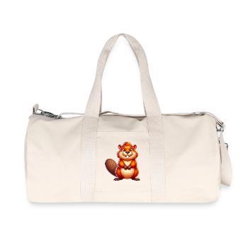 Beaver - Recycled Canvas Sports Bag by Stanley/Stella - natural - Front