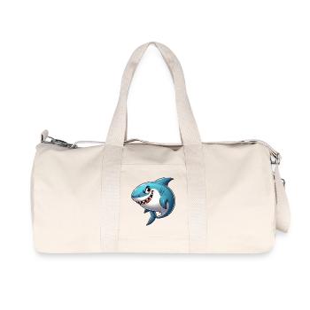 Shark - Recycled Canvas Sports Bag by Stanley/Stella - natural - Front