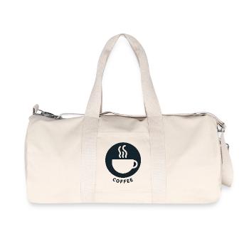 Coffee Morning Breakfast - Recycled Canvas Sports Bag by Stanley/Stella - natural - Front