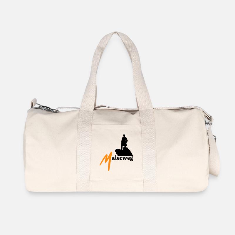 Malerweg Elbsandsteingebirge Sächsische Schweiz - Recycelte Canvas-Sporttasche von Stanley/Stella - Naturweiß