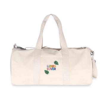 Lizard Lover Pop Art - Sac de sport en toile recyclée Stanley/Stella - blanc naturel - Devant
