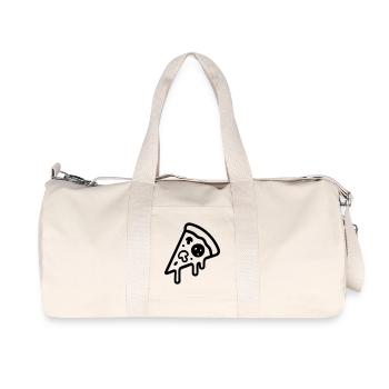Pizza Slice Icon - Recycled Canvas Sports Bag by Stanley/Stella - natural - Front