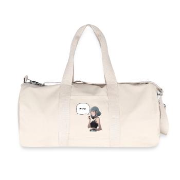 WOW - Fille manga - Sac de sport en toile recyclée Stanley/Stella - blanc naturel - Devant