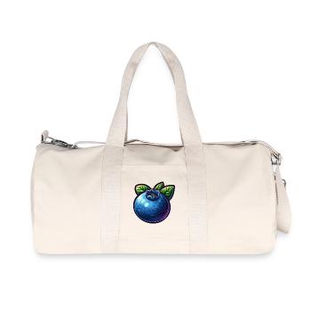 Blueberry fruit Fantaisie Royale - Recycled Canvas Sports Bag by Stanley/Stella - natural - Front