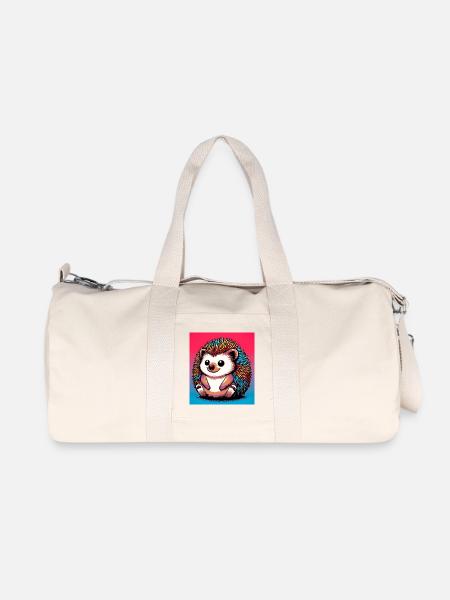 hérisson - Sac de sport en toile recyclée Stanley/Stella - blanc naturel