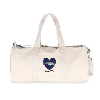 Walherz - Recycelte Canvas-Sporttasche von Stanley/Stella - Naturweiß - Vorne