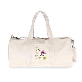 My love is good for you - Recycled Canvas Sports Bag by Stanley/Stella - natural - Front
