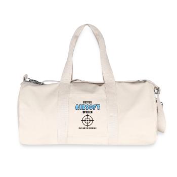 Joueur d’Airsoft Meilleur anniversaire d’Airsoft - Sac de sport en toile recyclée Stanley/Stella - blanc naturel - Devant