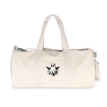 Geistermonster Schwimmende Nacht - Recycelte Canvas-Sporttasche von Stanley/Stella - Naturweiß - Vorne