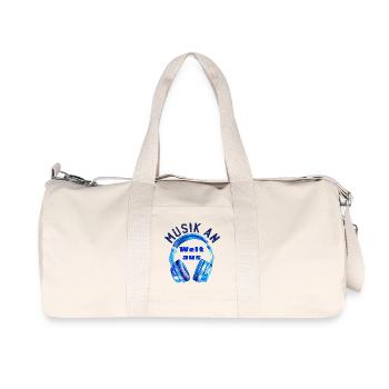 Casque - Musique activée - Éteindre l’univers - Musicien - Sac de sport en toile recyclée Stanley/Stella - blanc naturel - Devant
