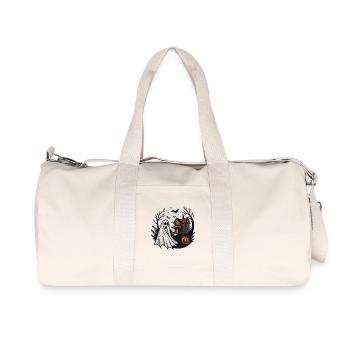 Ghost and Haunted House Night - Recycled Canvas Sports Bag by Stanley/Stella - natural - Front