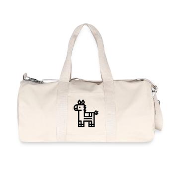 Pinata - Recycelte Canvas-Sporttasche von Stanley/Stella - Naturweiß - Vorne