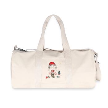 Grandma Knits Socks - Recycled Canvas Sports Bag by Stanley/Stella - natural - Front