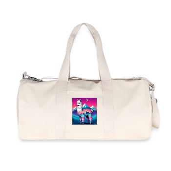 Alpaka - Recycelte Canvas-Sporttasche von Stanley/Stella - Naturweiß - Vorne
