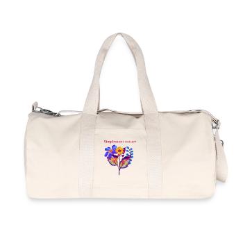 Nature Simplement - Sac de sport en toile recyclée Stanley/Stella - blanc naturel - Devant