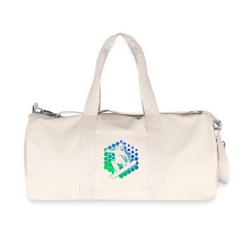 Motif de snowboard frais pour snowboard - Sac de sport en toile recyclée Stanley/Stella - blanc naturel - Devant