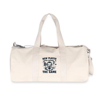 Un nouveau joueur est entré dans le jeu - Sac de sport en toile recyclée Stanley/Stella - blanc naturel - Devant
