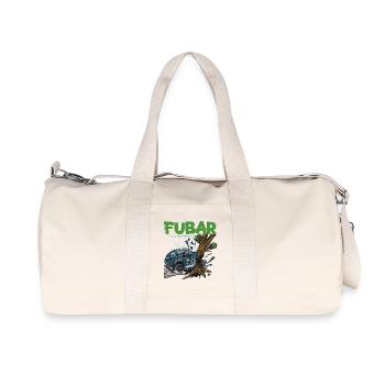 FUBAR: Tree Meets Car - Recycled Canvas Sports Bag by Stanley/Stella - natural - Front