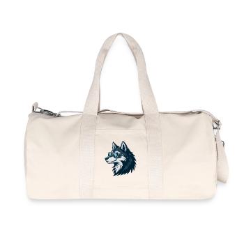 Loup Stylé Lunettes de Soleil - Sac de sport en toile recyclée Stanley/Stella - blanc naturel - Devant