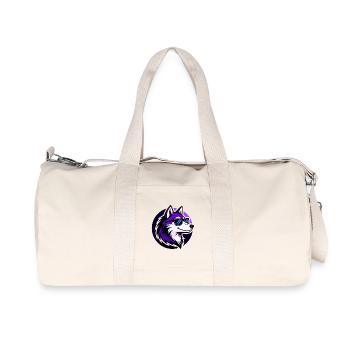 Purple Wolf Stylish Sunglasses - Recycled Canvas Sports Bag by Stanley/Stella - natural - Front