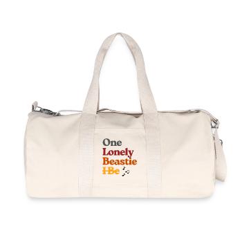 Un t-shirt de bête solitaire - Sac de sport en toile recyclée Stanley/Stella - blanc naturel - Devant