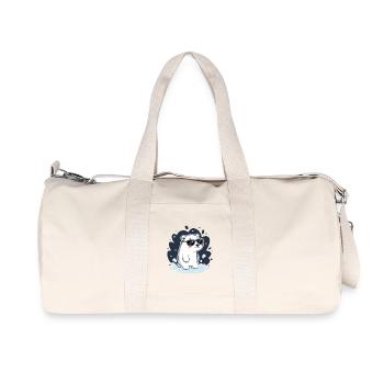 Eisbär-Spritzbrille - Recycelte Canvas-Sporttasche von Stanley/Stella - Naturweiß - Vorne