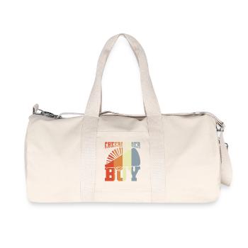 Male Cheerleader - Recycled Canvas Sports Bag by Stanley/Stella - natural - Front