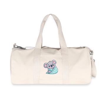 Koala Cozy in Duvet - Recycled Canvas Sports Bag by Stanley/Stella - natural - Front