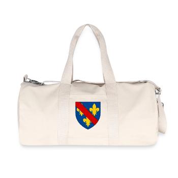 Wappen der Bourbonnais - Recycelte Canvas-Sporttasche von Stanley/Stella - Naturweiß - Vorne